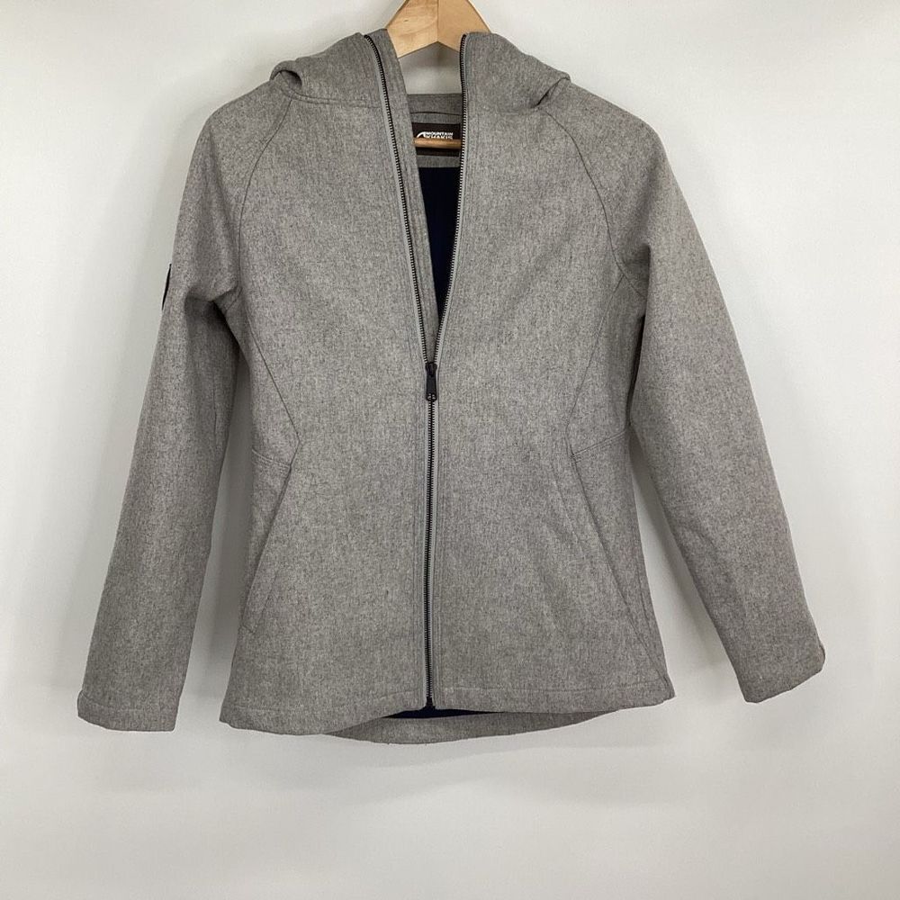 Ladies Mountain‎ Khakis Walker Hooded Jacket XS gray